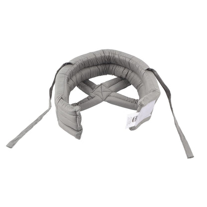 Anti-fall head protection helmet, protective hat for elderly individuals. Provides collision and fall protection. (Light gray top)