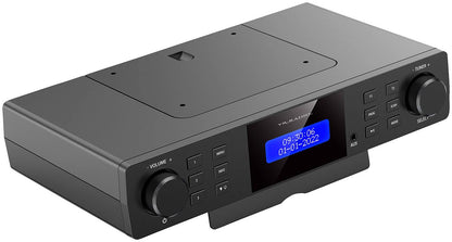 VR-Radio under-cabinet radio: Under-cabinet kitchen radio DAB+/FM, RDS, alarm clock, timer, LCD display, AUX (DAB under-cabinet radio, radio under-cabinet, bathroom)