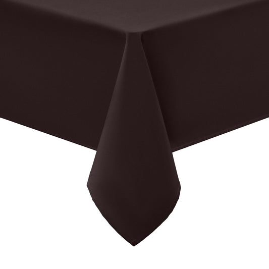 Smiry Tablecloth Washable Rectangular 140x240cm Tablecloth Polyester Water Resistant Lotus Effect Table Linens Stain Resistant Wipeable Table Cover for Party Kitchen Christmas, Coffee