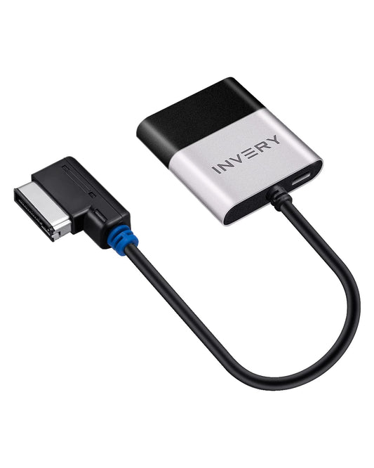 Airdual Bluetooth 5.0 adapter is compatible with Audi MMI 3G AMI Music Interface, Audi Symphony, Audi Concert, VW MDI, Mercedes Media Interface.