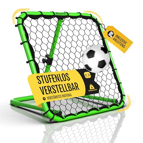Racetex Rebounder for Soccer Kids [FULLY ADJUSTABLE] - Soccer Rebounder for Kids and Teens - Soccer Wall for a better and varied training.