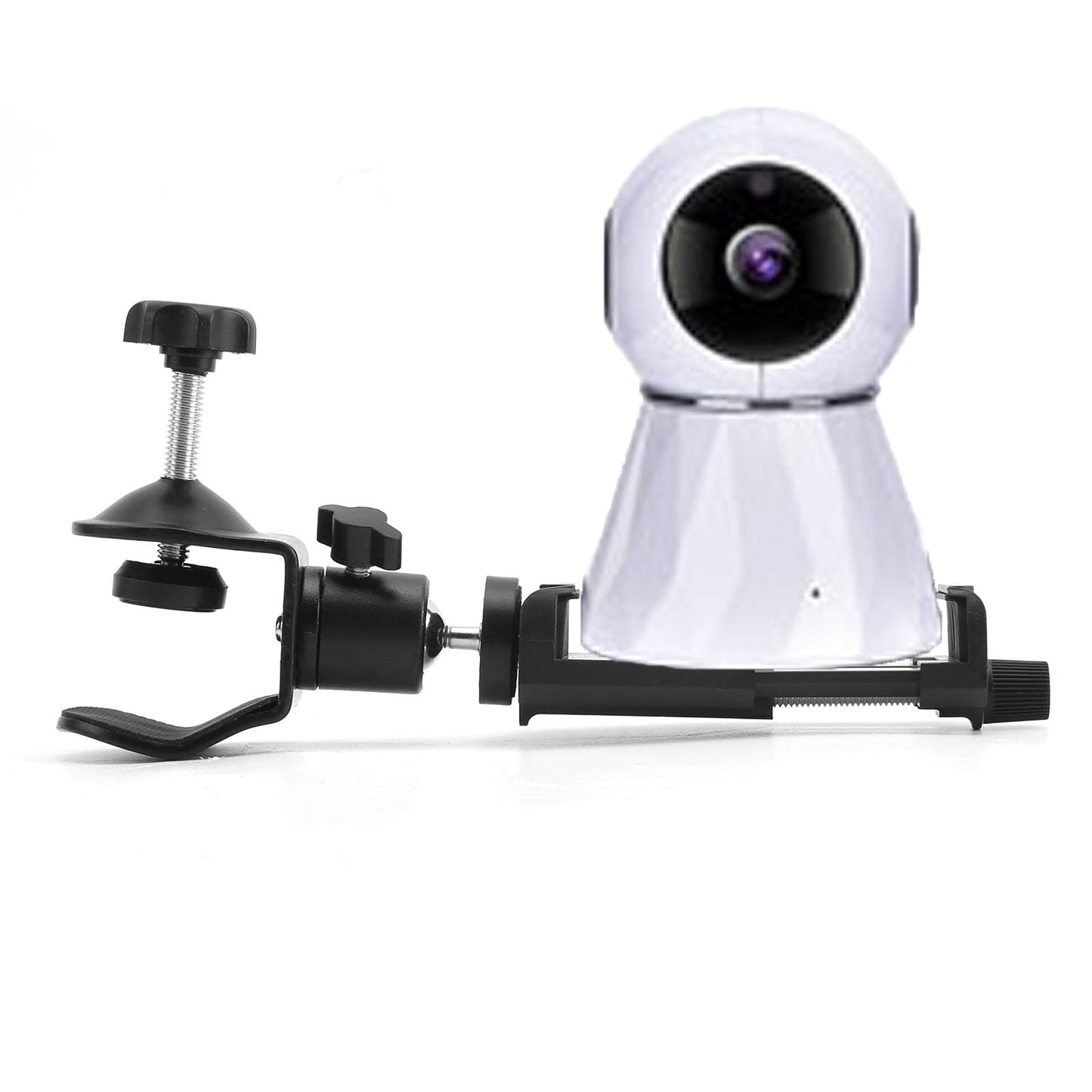 Baby camera monitor holder bracket, 360-degree rotatable adjustable holder, flexible camera stand for crib.