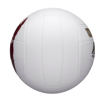 Wilson volleyball, suitable for outdoor and recreational players, famously featured in the movie "Cast Away" as "Mr. Wilson", available in white/red color.