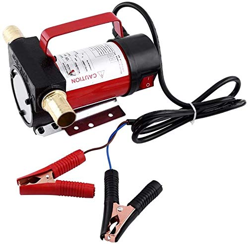 12V oil suction pump diesel pump, fuel pump gasoline pump 12V electric oil pump oil transfer pump pumping liquid 12V 160W 40L/min for and kerosene