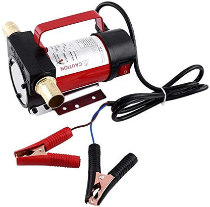 12V oil suction pump diesel pump, fuel pump gasoline pump 12V electric oil pump oil transfer pump pumping liquid 12V 160W 40L/min for and kerosene