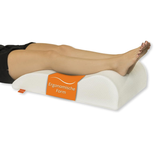 Sleeper leg pillow, leg elevation pillow, leg pillow, positioning pillow for adults, knee pillow 40 x 68 x 16.5 cm, 100% polyester, washable at 60 degrees, Oeko-Tex 100, Made in EU.