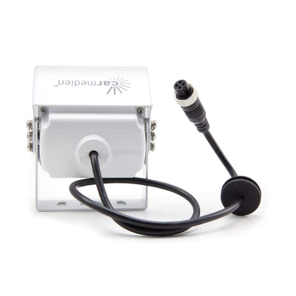 Carmedien rear view camera IR18W 120° IP68 waterproof backup camera for RV van truck white 12V 24V 3 year warranty
