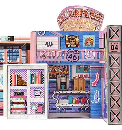 L.O.L. Surprise! OMG Movie Magic Studio - Over 70 surprises, 12 dolls, 4 backdrops, accessories, and more - 2-in-1 packaging playset for collecting - Gift for boys and girls ages 4 and up.