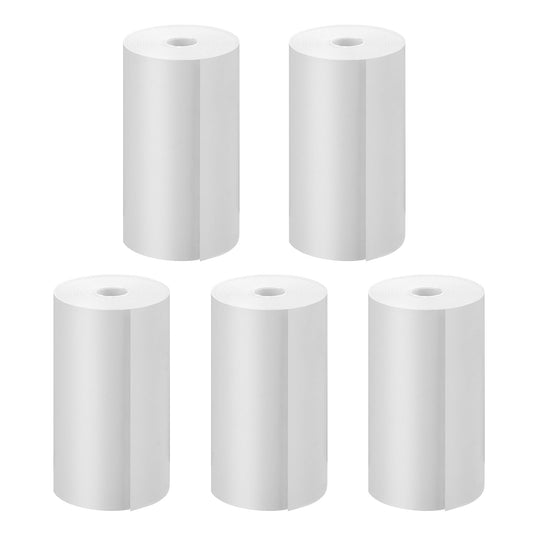 5 rolls of printing paper for kids camera, GREENKIDS instant print thermal paper, refill paper for kids camera, instant camera accessory (length: 2.16inch & width: 1.1inch)