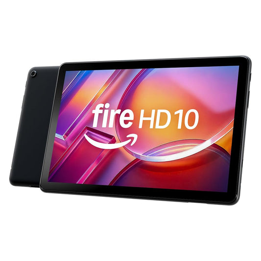 Fire HD 10 Tablet 2023 (latest generation), optimized for entertainment, brilliant 10.1" Full HD display, Octa-core processor, 3 GB RAM, up to 13h battery life, 32GB, black, with special offers