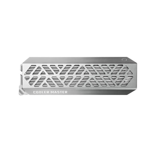 Cooler Master ORACLE AIR - NVMe M.2 SSD enclosure, large heatsink, dual-layer aluminum casing up to 1000 MB/s, tool-less design, MOLLE compatible, USB 3.2 Gen 2 Type-C, for multiple platforms, 130g.