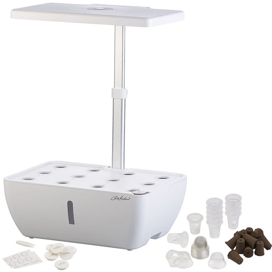 Carlo Milano Grow Lamp: Smart Wi-Fi propagation system for 12 plants, growth LEDs, app, 7l (Smart Garden, Propagation Box, Indoor Garden hydroponic)
