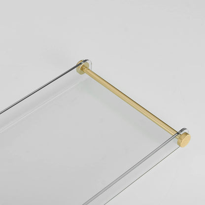 Bath tray 80cm acrylic bathtub caddy tub shelf tub bridge bathtub tray with gold handles - bathtub accessory