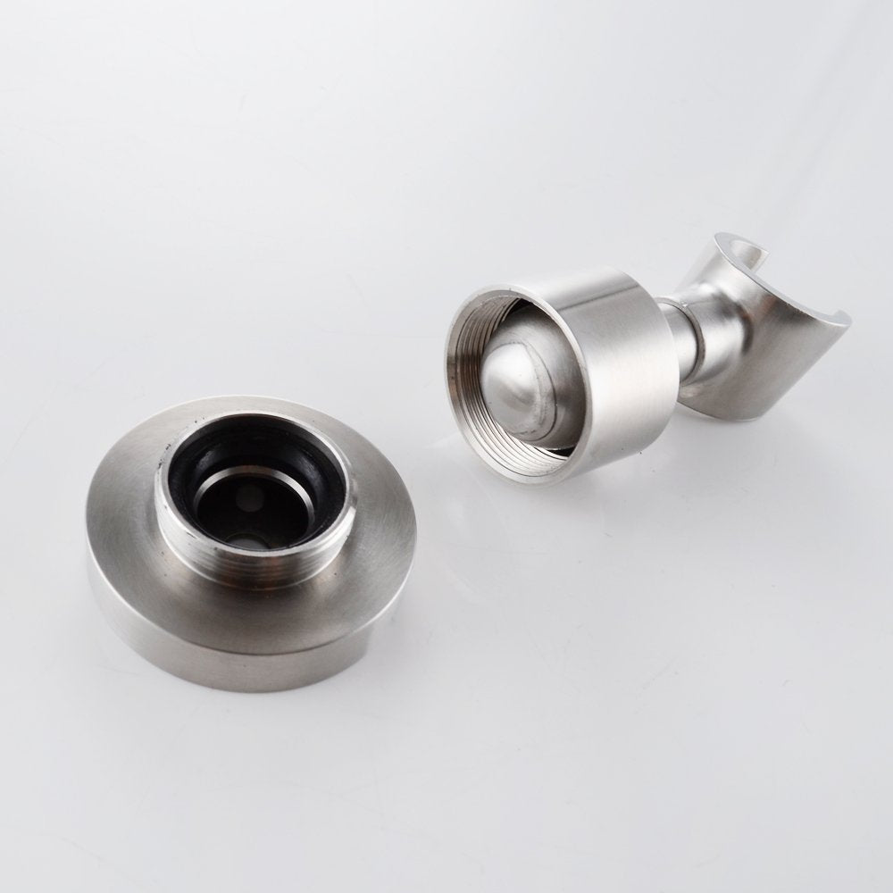 Heavy-duty stainless steel shower holder with ball joint universal model KF - B808