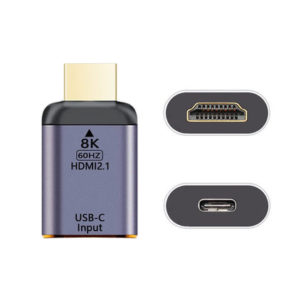 Cablecc USB-C Type-C Female to HDMI Sink HDTV Adapter, 8K @ 60Hz, 4K @120Hz for tablet & mobile & laptop.