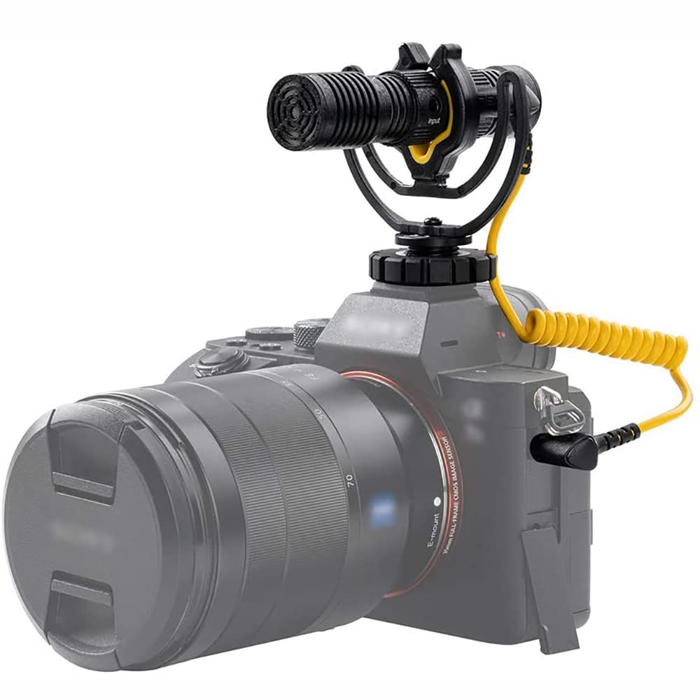 Deity V-Mic D4 Duo dual-capsule microphone - portable on-camera mic for interviews, vlogs - compatible with pocket cameras, DSLR, smartphones