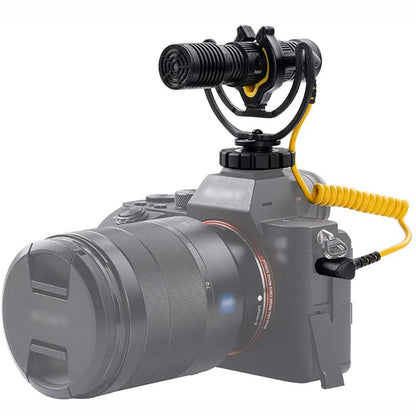 Deity V-Mic D4 Duo dual-capsule microphone - portable on-camera mic for interviews, vlogs - compatible with pocket cameras, DSLR, smartphones