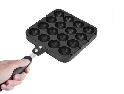 Mumusuki Takoyaki Grill Pan Plate Cooking Baking Mold Tray Cast Aluminum Nonstick Japanese Food Round Pancakes Kitchen