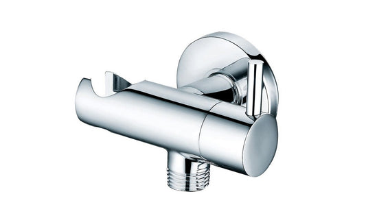 Design WC/bidet handheld shower complete set with shut-off valve - round