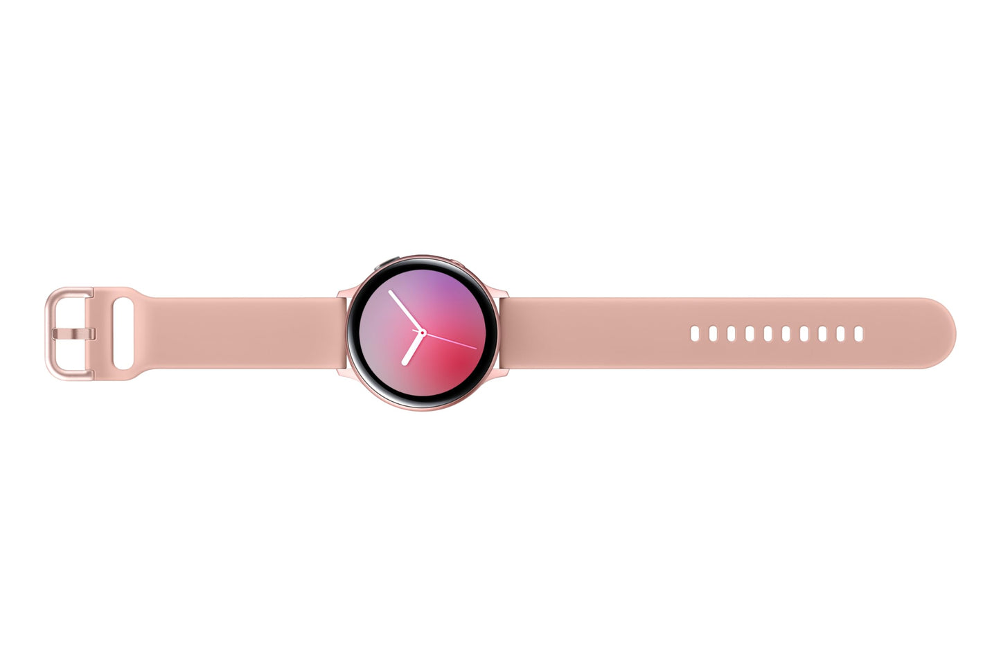 Samsung Galaxy Watch Active2, aluminum fitness tracker with a large display, long-lasting battery, water-resistant, 44mm, Bluetooth, Gold.