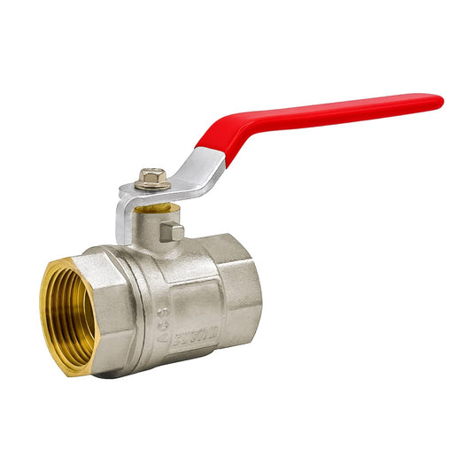 VARIOSAN ball valve 13347, 1 1/4" F/F, DN32, brass, full bore, lever handle