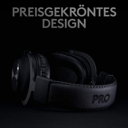 Logitech G PRO X LIGHTSPEED Wireless Gaming Headset with Blue VO!CE microphone filter technology, PRO G 50mm speakers, DTS Headphone: X 2.0, 20+ hours battery life, PC, PS5, PS4, Switch - Black
