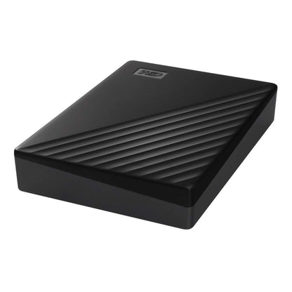 WD My Passport external hard drive 5 TB (portable storage, slim design, downloadable software, automatic backups, password protection) Black - also compatible with PC, Xbox, and PS4.