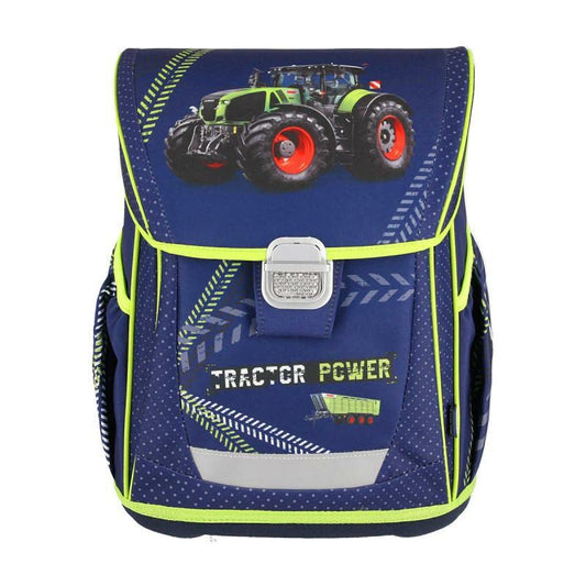 Generic tractor - bulldog - spirit cool school bag set 8 pieces including chest bag, sports bag, lunchbox, and water bottle.