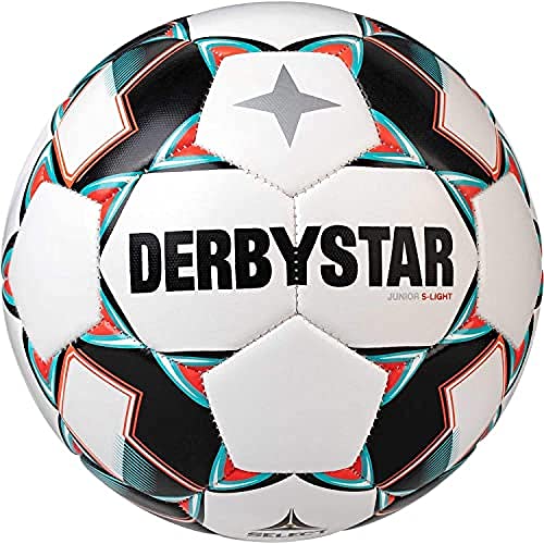 Derbystar Kids Soccer Junior S-Light, White Green Black, 5, 1722500142