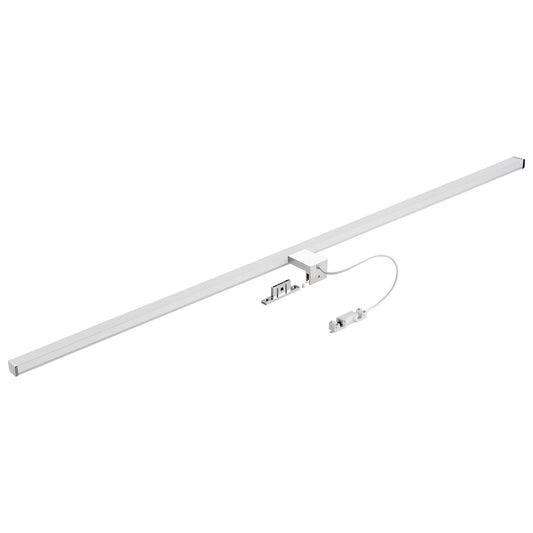 SEBSON LED mirror light 120cm bathroom IP44 - cabinet surface-mounted light + mirror clamp light, neutral white 4000K 15W makeup light mirror lamp 1200x98x44mm
