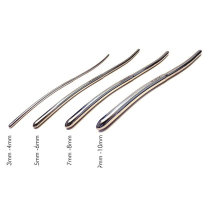 Dilator set urethral dilators 8 Hegar pins with double ends 3mm to 18mm including storage bag/leather case