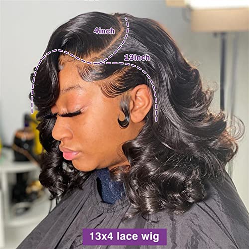 28 inch 13x4 Body Wave Transparent Lace Front Wigs made with 100% Human Hair and 180% Density. These MSGEM Body Wave HD Lace Front Wigs are designed for Black Women using Brazilian Virgin Human Hair. The Natural Color wigs come Pre Plucked with Baby Hair.