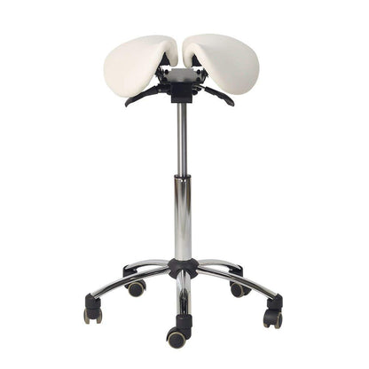 Teqler saddle stool white