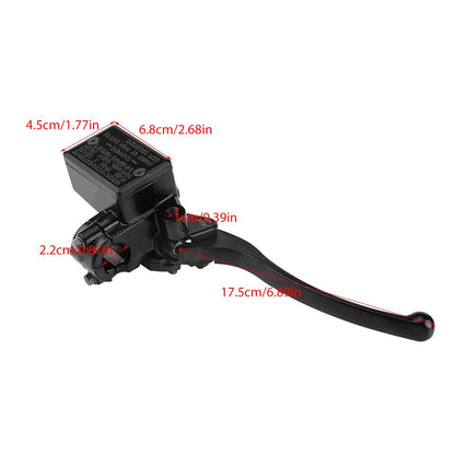 brake cylinder scooter, motorcycle master brake cylinder, motorcycle brake pump, 7/8" 22mm motorcycle front right brake clutch lever brake cylinder clutch lever main cylinder motorcycle master brake cylinder for YFZ4