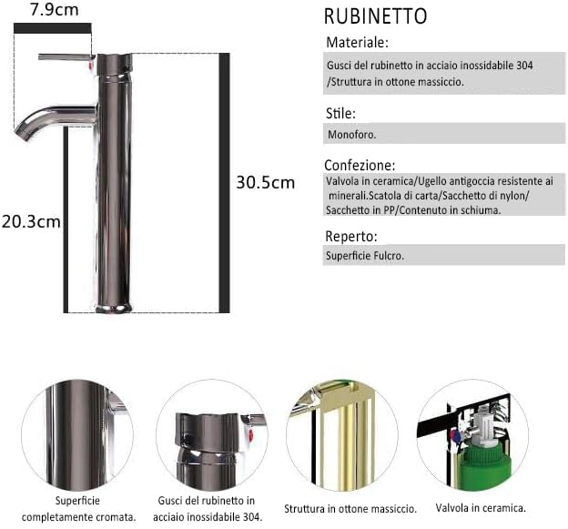 YU YUSING Bathroom Furniture Set Vanity Cabinet Bathroom Cabinet with Sink Base Cabinet Mirror, Bathroom Furniture with Washbasin, Mirror Cabinet, 2 Wall Shelves, Faucet Set (Modern Silver)