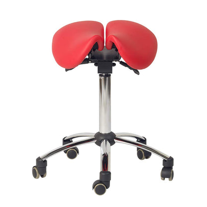 Teqler Saddle Stool red