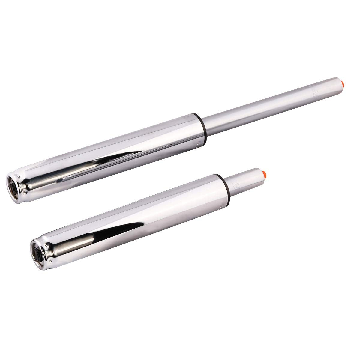 Kaleurrier gas lift, pneumatic chair parts, for chair or stool, lifting mechanism, durable steel housing, Chromcraft, universal size, height extension: 20 cm long.