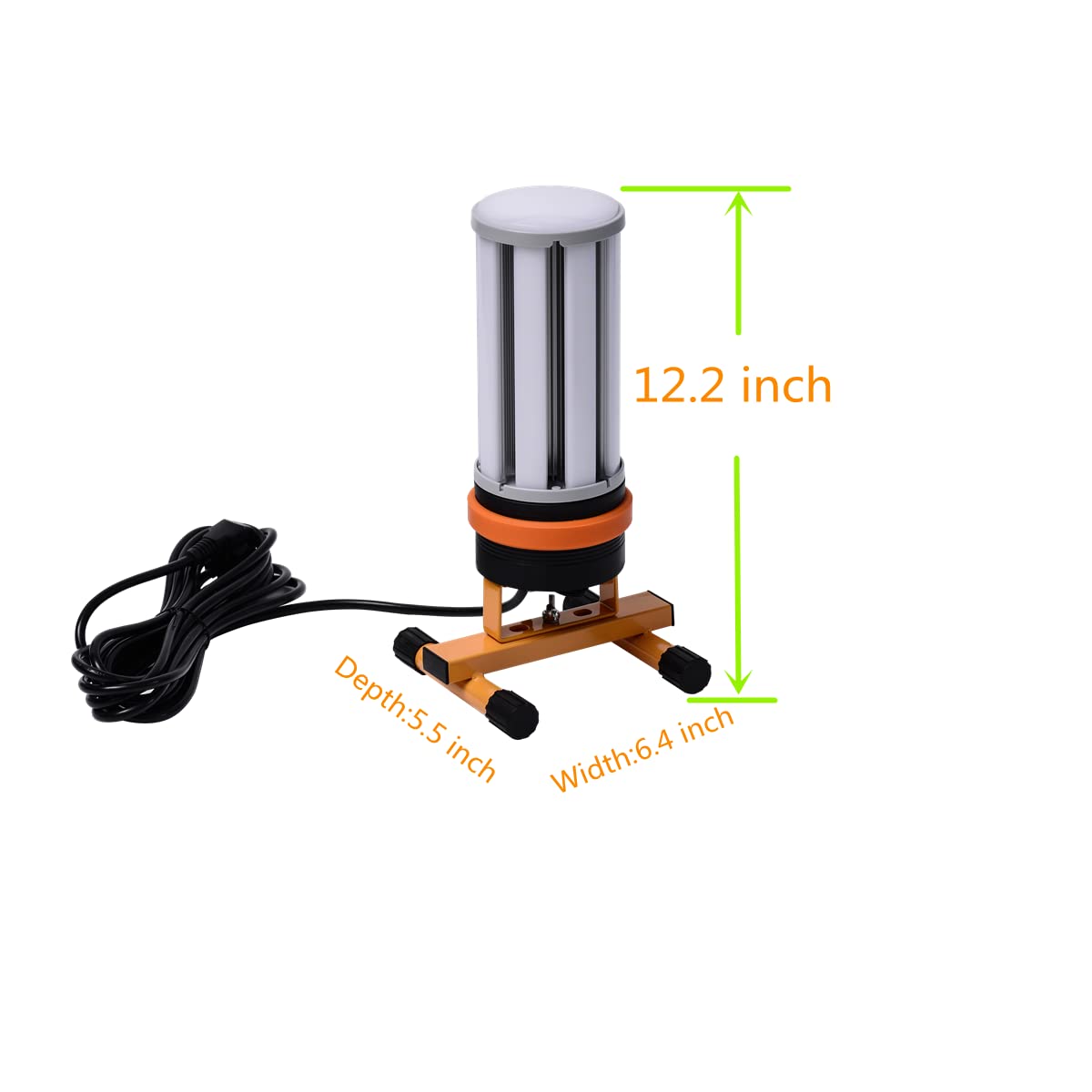 MeFard LED construction spotlight 45W work lamp construction spotlight 5400LM, 360° illumination, IP64 waterproof.