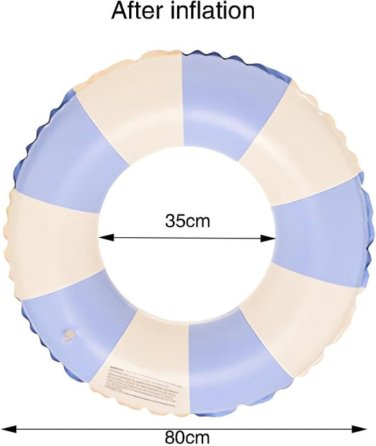 3 PCS Swimming Ring for Adults, Inflatable Swim Float Ring, Inflatable Pool Floats, Swim Tube for Summer Pool Party (Blue+Pink+Purple)