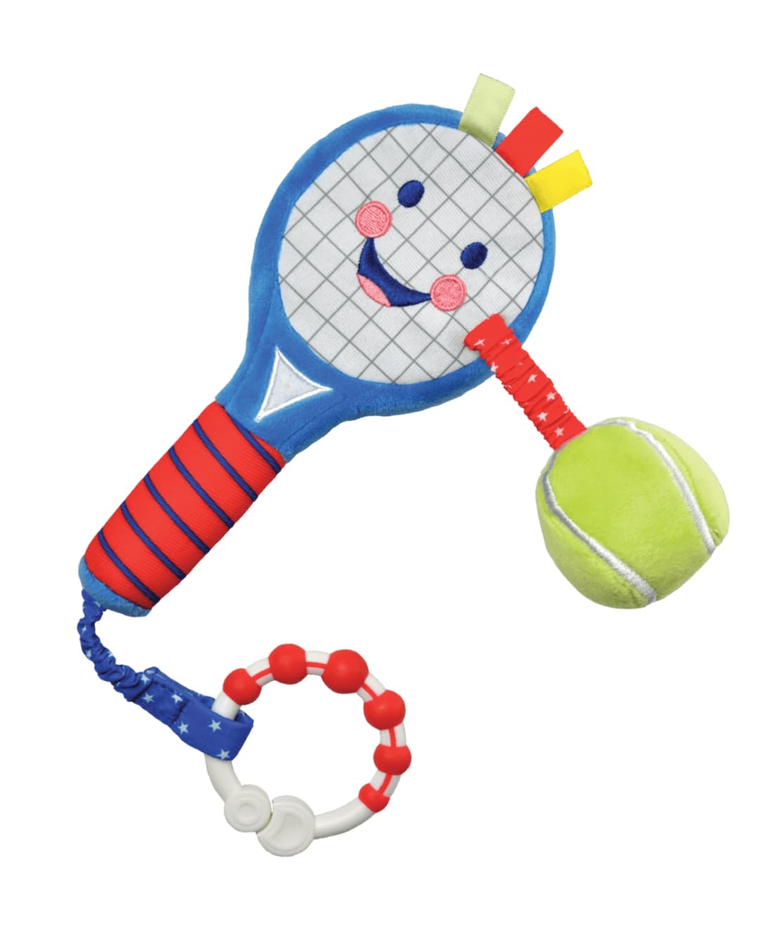 Little Sport Star Baby Tennis Racket, Sensory sports toy for babies and toddlers, Baby tennis, Gift for newborns and babies, Original British sports baby toy, First tennis racket.
