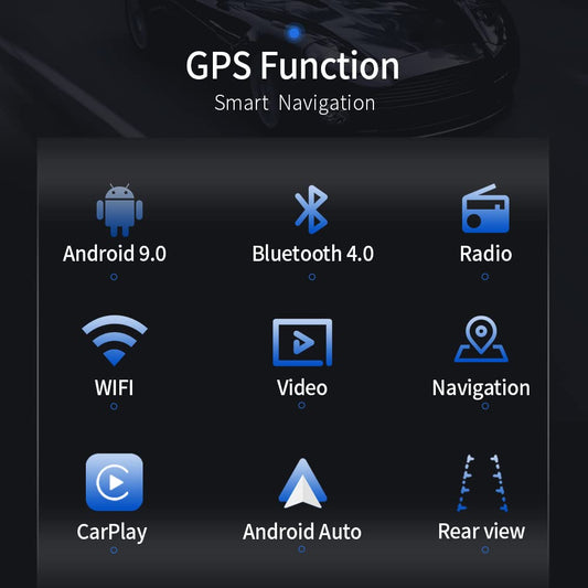 LEXXSON Carplay Radio Android Auto for Seat Leon 2005-2012 | 9-inch capacitive touchscreen WiFi GPS Navigation Bluetooth SWC USB Player 2G DDR3 + 32G NAND Flash Storage.