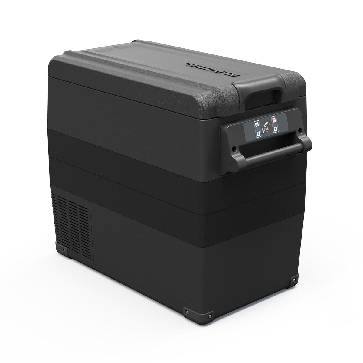Alpicool NCF55 55L compressor cooler 12V portable mini fridge electric freezer small freezer for car camping, truck, boat, -20℃ to 20℃ (Black)