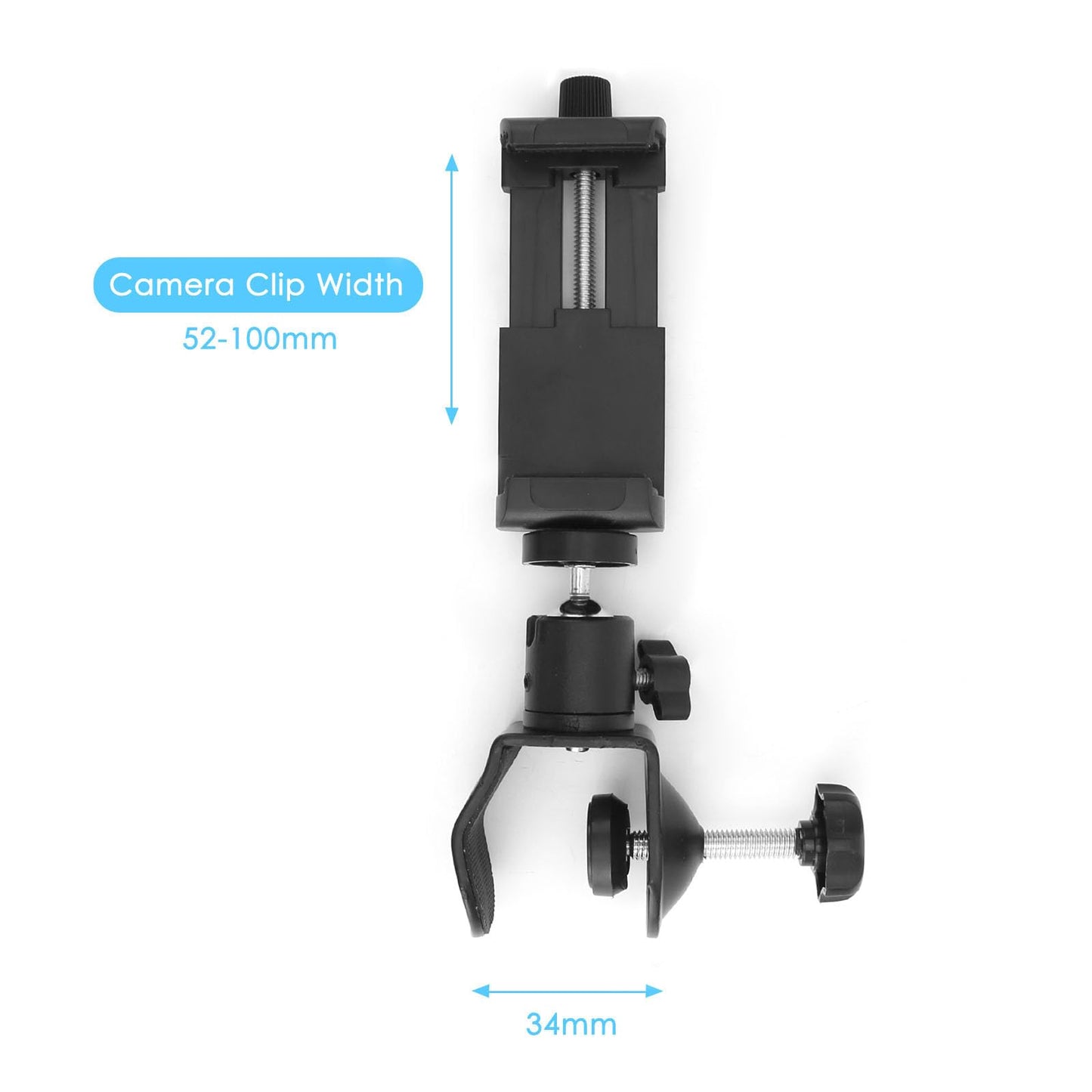 Baby camera monitor holder bracket, 360-degree rotatable adjustable holder, flexible camera stand for crib.