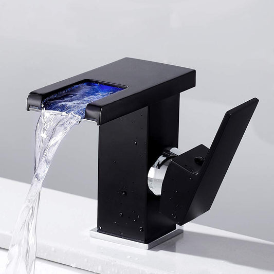 LED waterfall faucet bathroom faucet mixer tap bath faucet