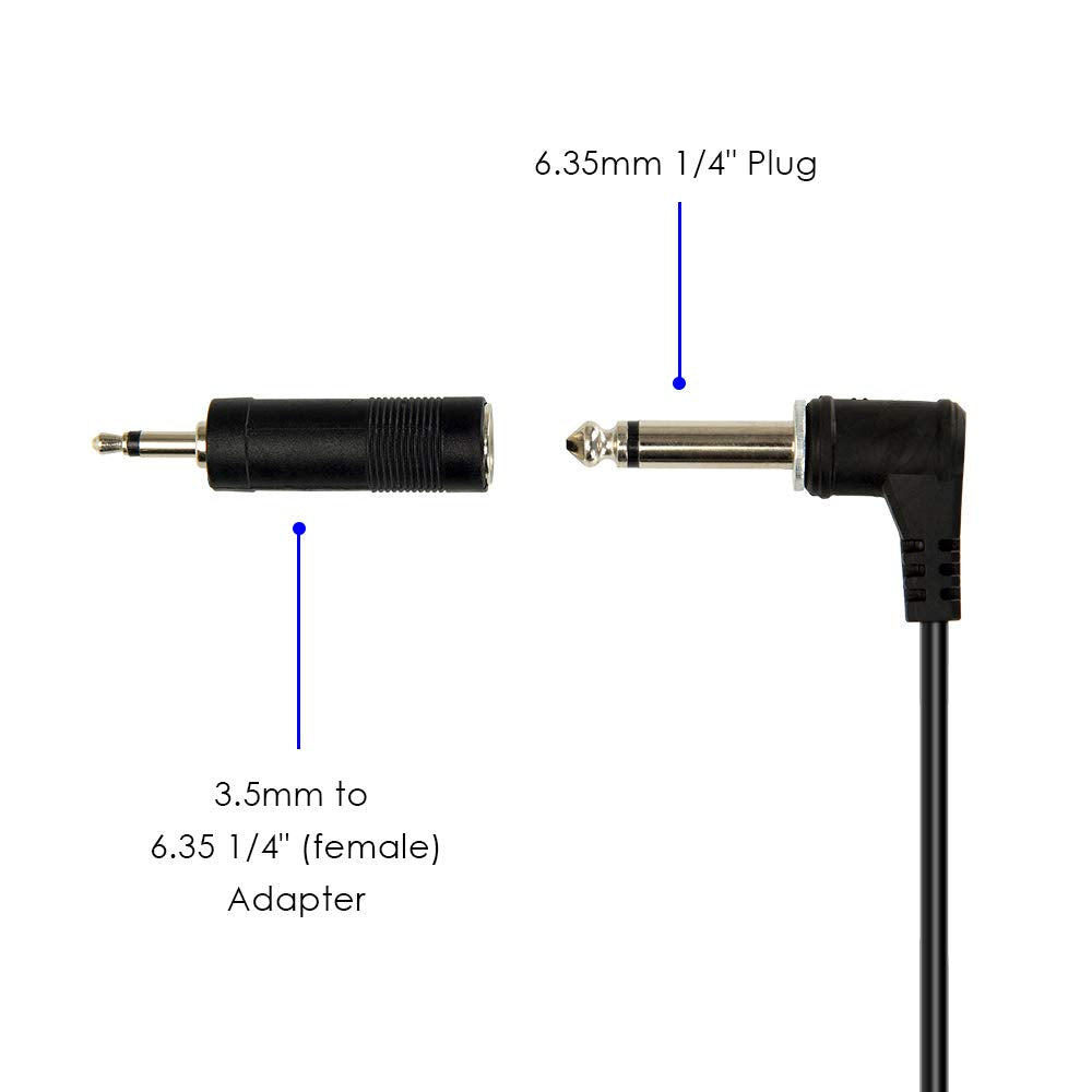 ATNEDCVH Piano 3 Sustain Pedal, Triple Damper Pedal, 6.35mm 1/4 inch plug, universal for electronic keyboards and digital pianos, electric piano, MIDI keyboards, synthesizers (black)