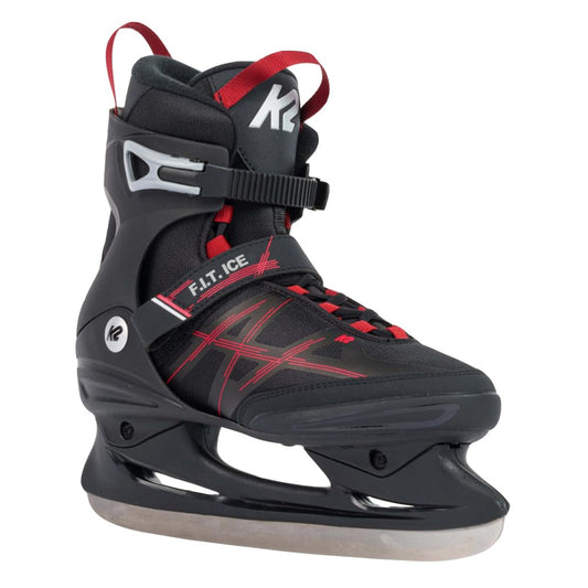 K2 Skates Men's Ice Skates F.I.T. ICE, black - red, 25G0410.1.1.070