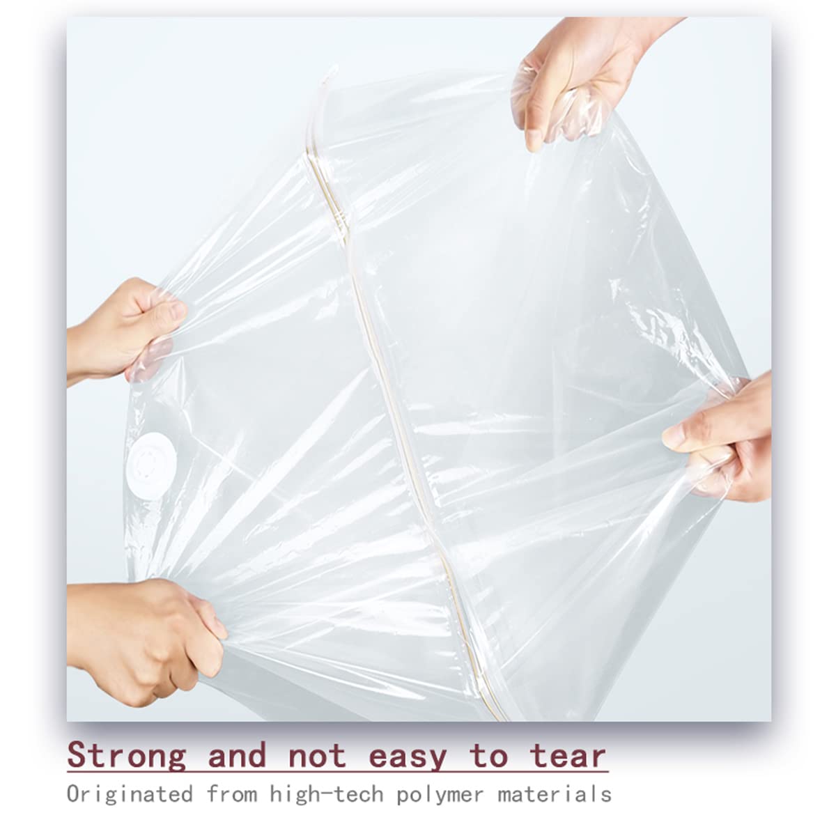 YZMY vacuum bags for mattresses, vacuum-sealed mattress cover for moving/storage of foam mattresses, 80% compression, 2 straps (Size: 240x250cm)