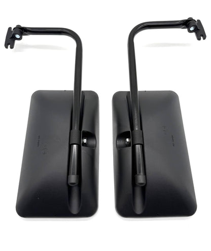2x exterior mirrors 305x170 ø14-18 for tractor, truck, excavator with mirror holder and arm.