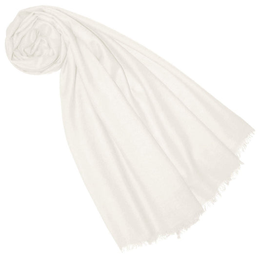 Lorenzo Cana pashmina women's scarf shawl beige white, 100% cashmere, soft and cozy cashmere scarf, cashmere shawl, thin cashmere pashmina. 7829688