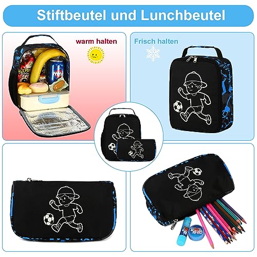 LOIDOU school backpack set for girls, 3 pieces including a children's backpack, school bag, and teenager backpack. Ergonomic school satchel for boys and girls.